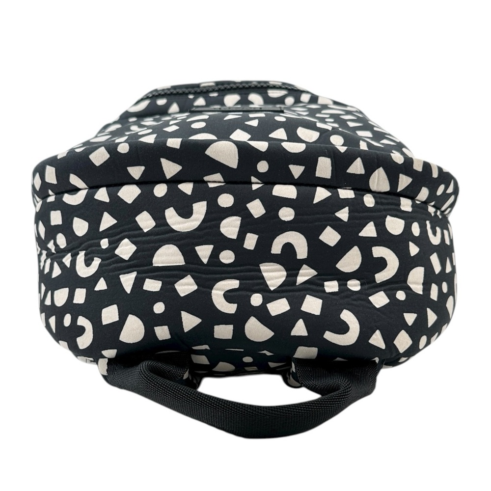 Dagne Dover Block Party Black & White Printed Neoprene Medium Sized Backpack Bag - Picture 4 of 10